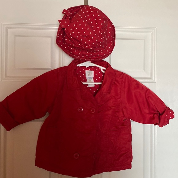 GAP Jackets & Coats Baby Gap 224 Month Rain Jacket And Hat Poshmark